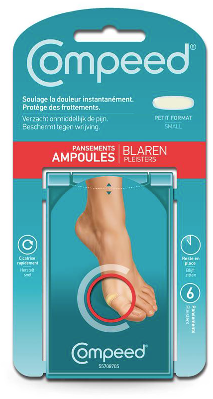 Compeed ampoules petit format 6 pansements