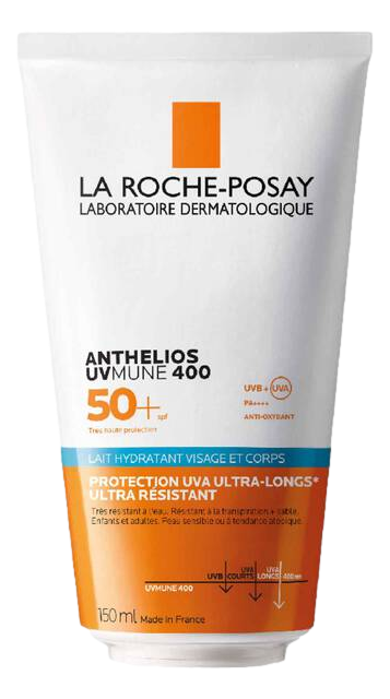 ANTHELIOS UVMUNE 400 LA ROCHE POSAY SPF 50+ lait corps & visage   150ml